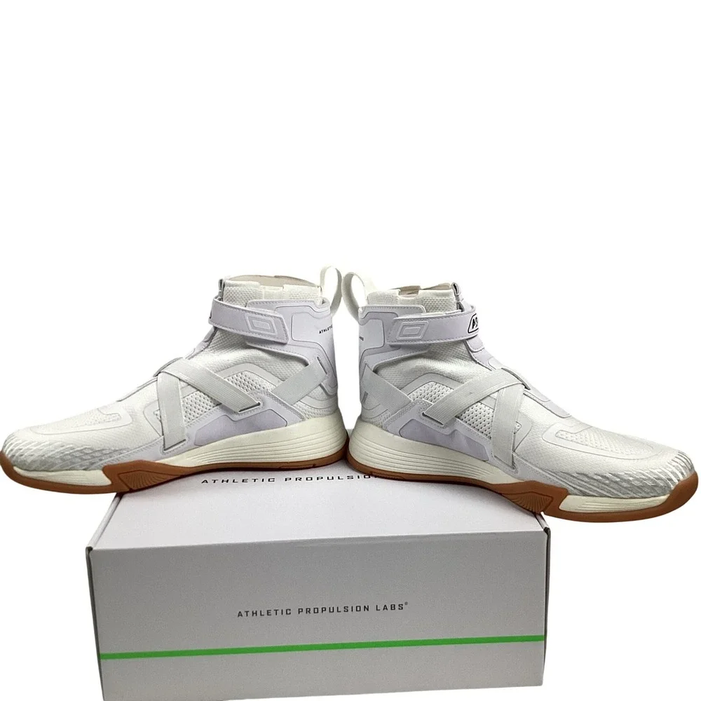 APL Super Future Sneakers Men's 9.5 /‎ Women's 11 White Black Gum High Top Shoes